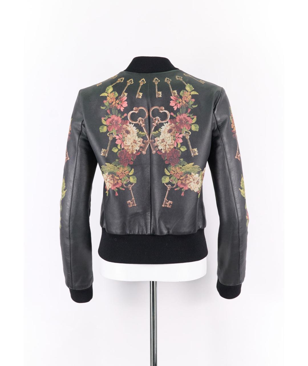 DOLCE&GABBANA Черная кожаная куртка, фото 2