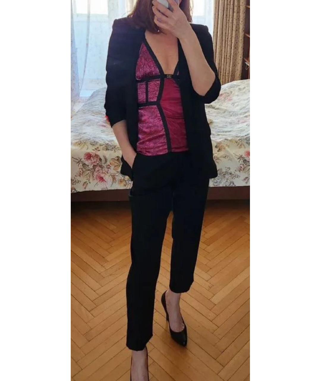 ELISABETTA FRANCHI Фуксия шелковая майка, фото 8