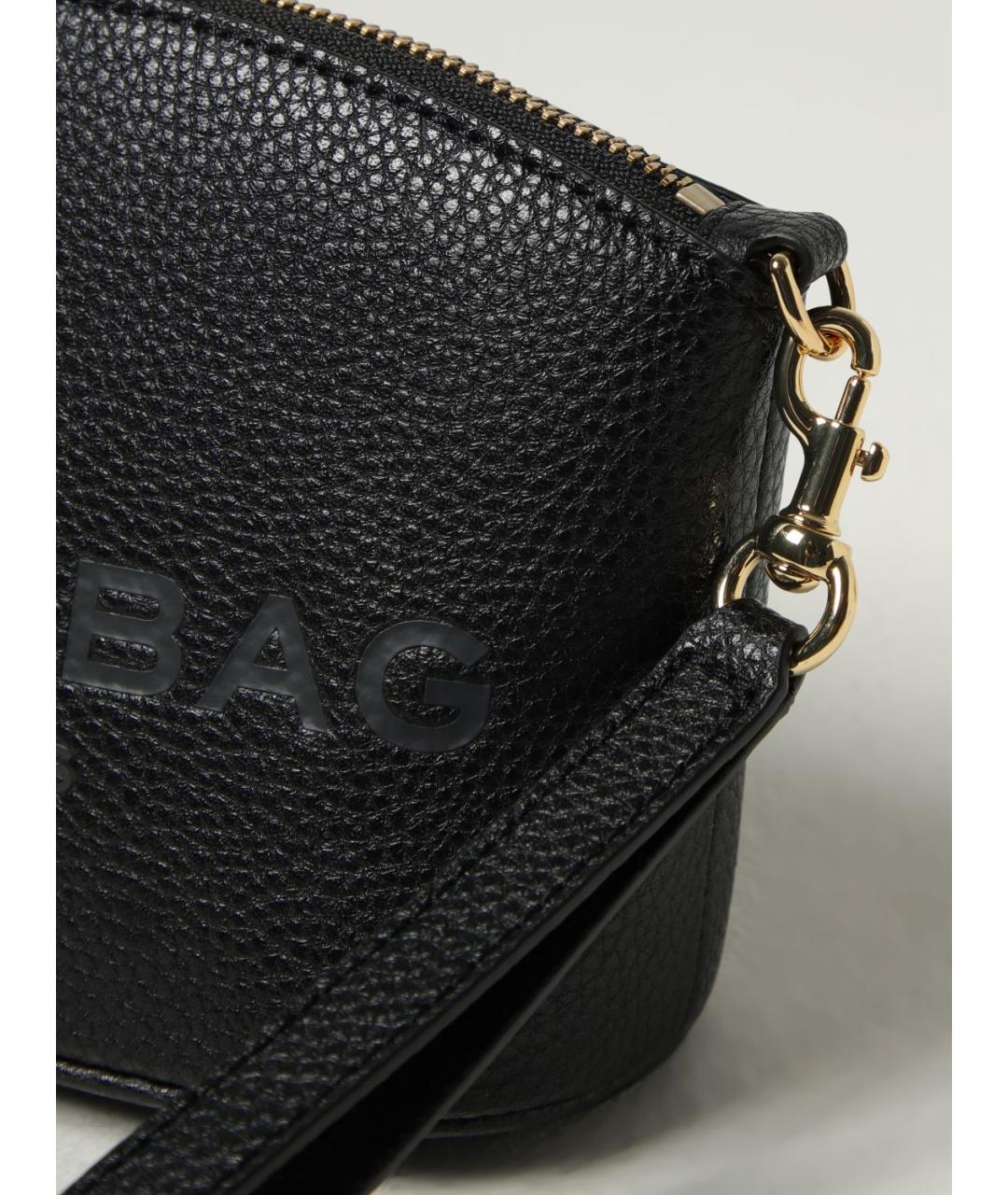 MARC JACOBS Черная кожаная косметичка, фото 3