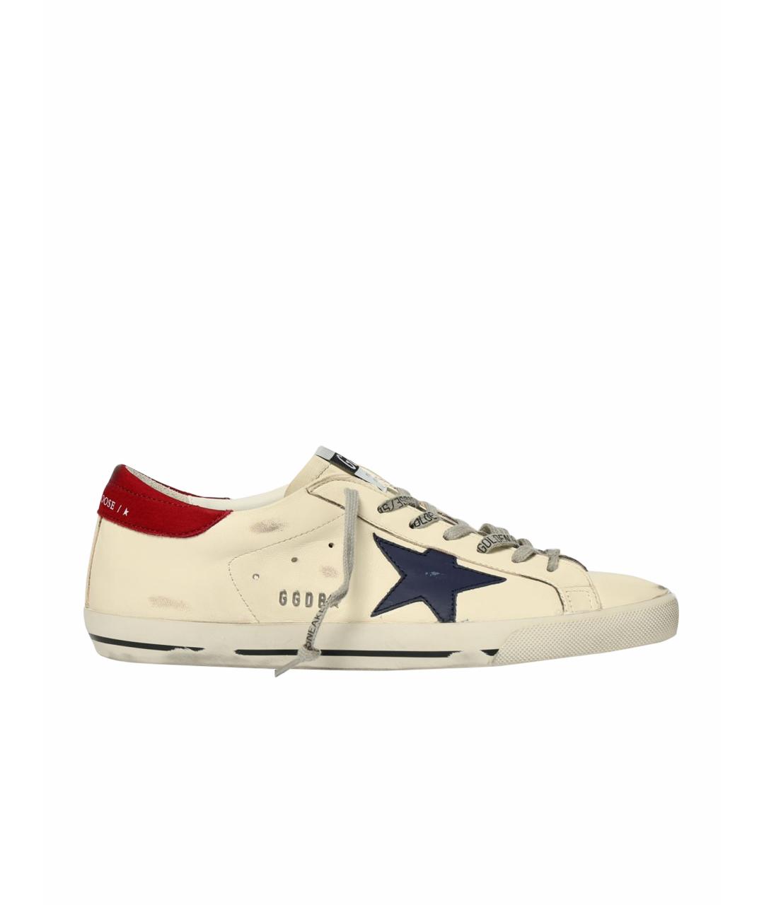 GOLDEN GOOSE DELUXE BRAND Мульти кожаные низкие кроссовки / кеды, фото 1