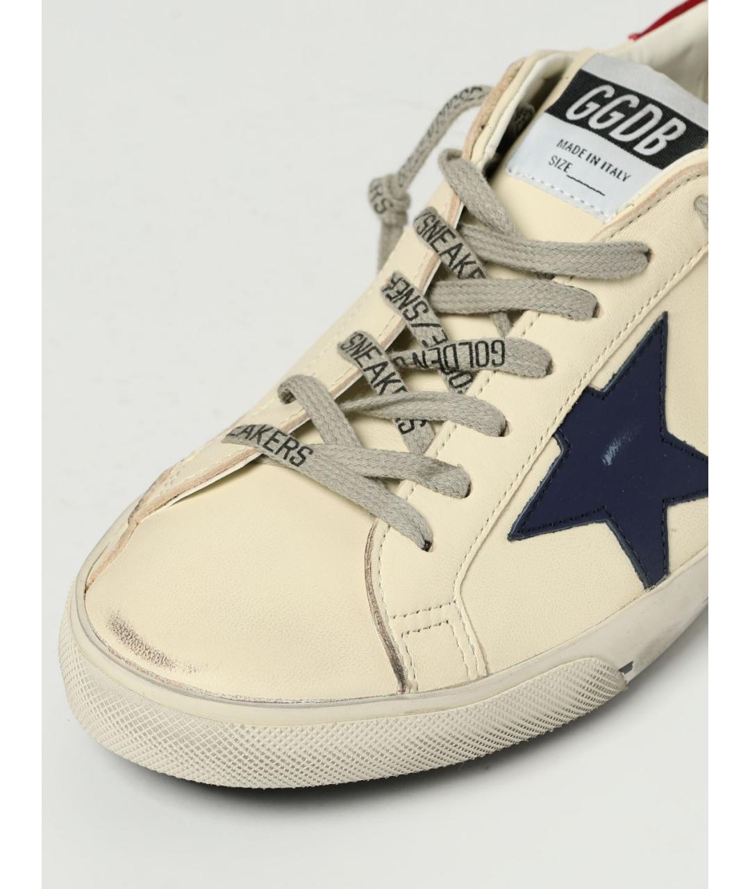 GOLDEN GOOSE DELUXE BRAND Мульти кожаные низкие кроссовки / кеды, фото 4