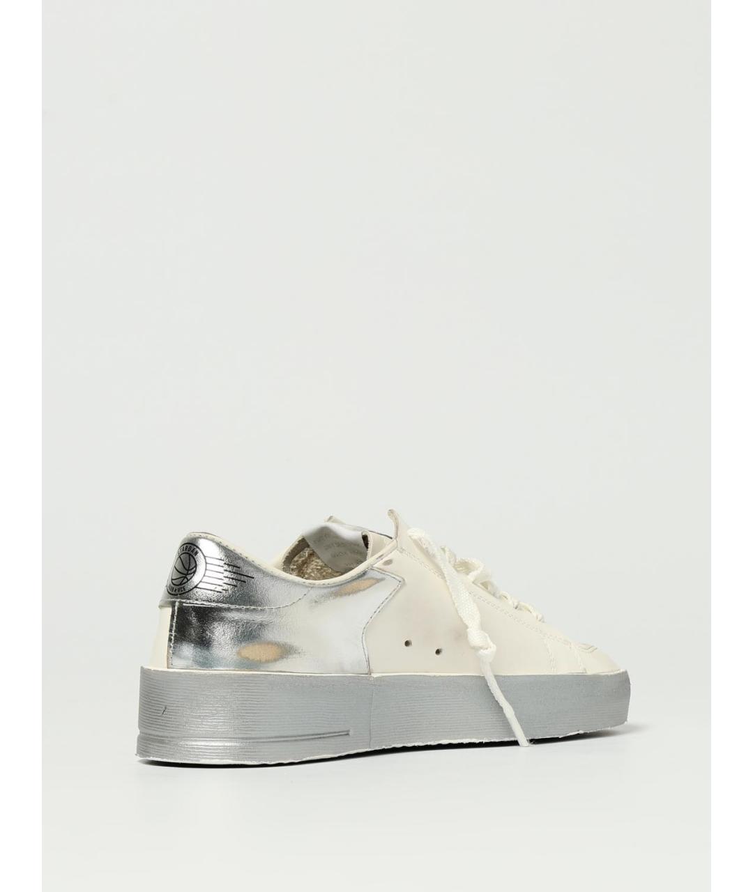 GOLDEN GOOSE DELUXE BRAND Белые кожаные кеды, фото 3