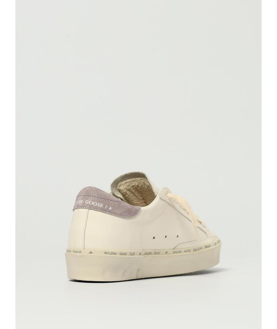 GOLDEN GOOSE DELUXE BRAND Бежевые кожаные кеды, фото 3