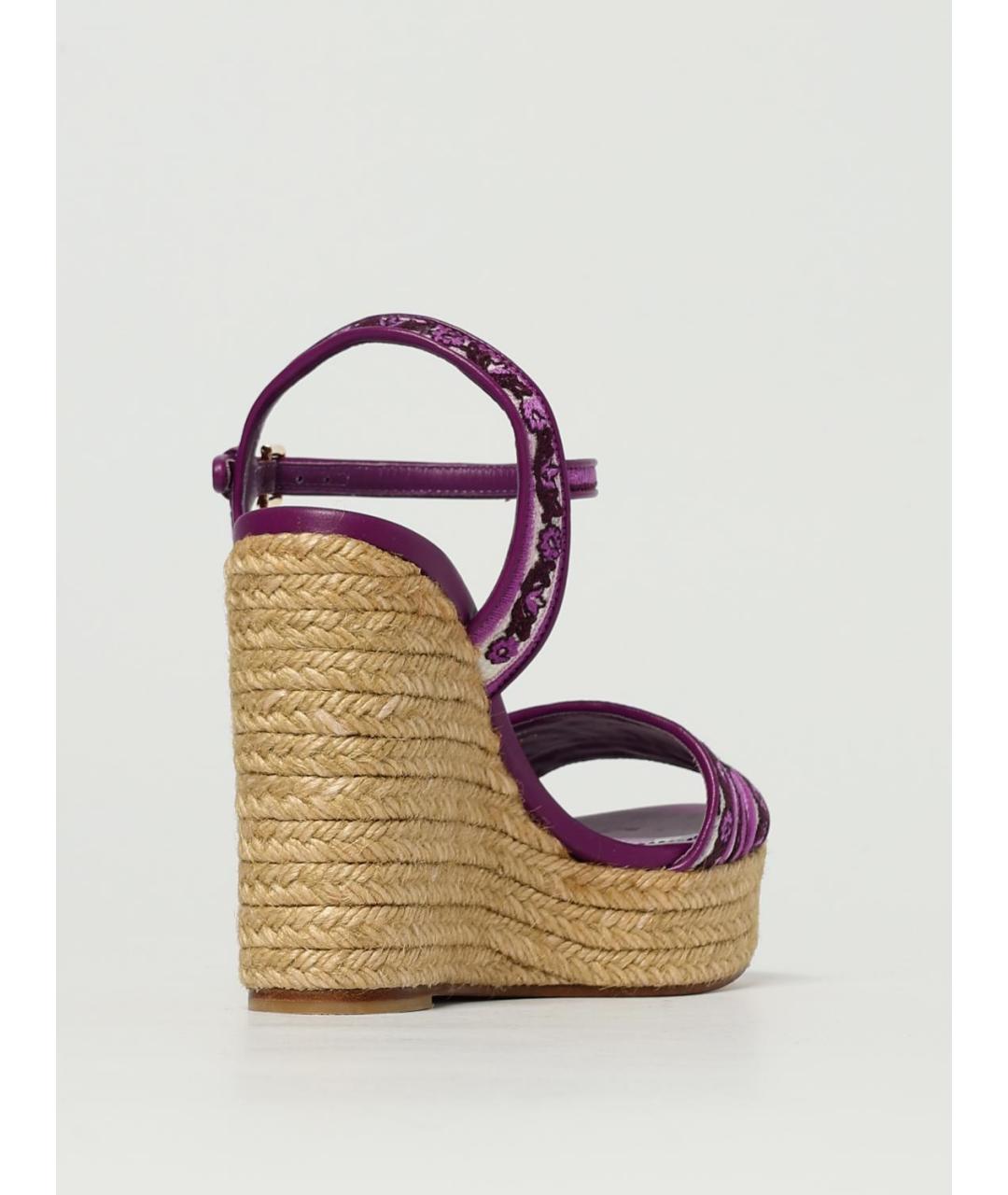 DOLCE&GABBANA Фиолетовые босоножки, фото 3