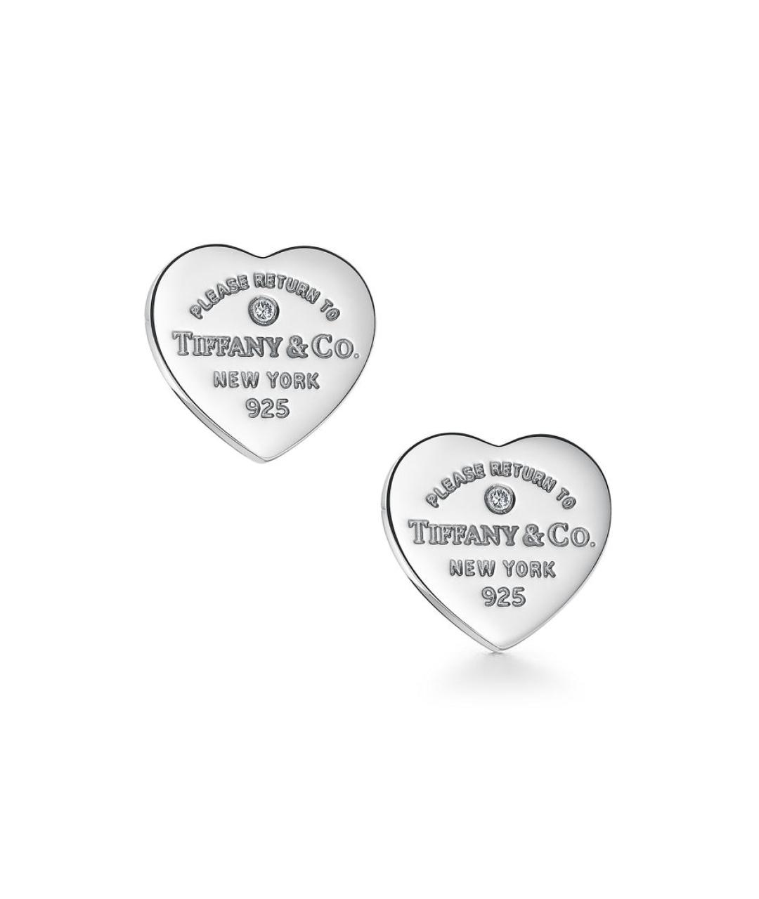 TIFFANY&CO Серебряные серебряные серьги, фото 1