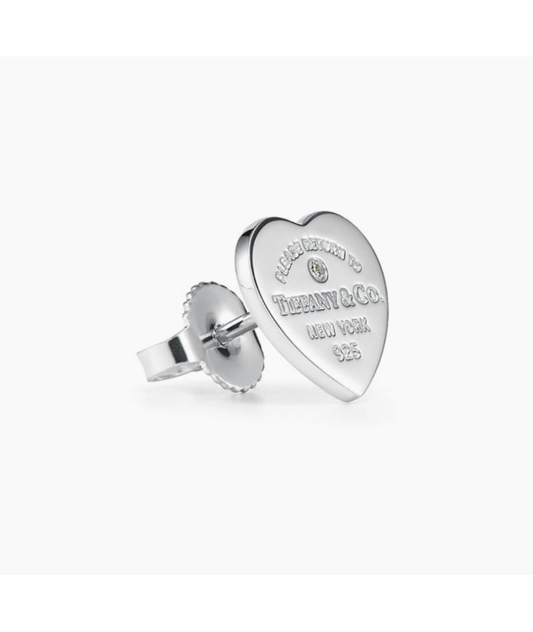 TIFFANY&CO Серебряные серебряные серьги, фото 2