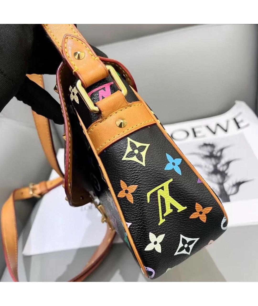 LOUIS VUITTON Черная сумка через плечо, фото 5