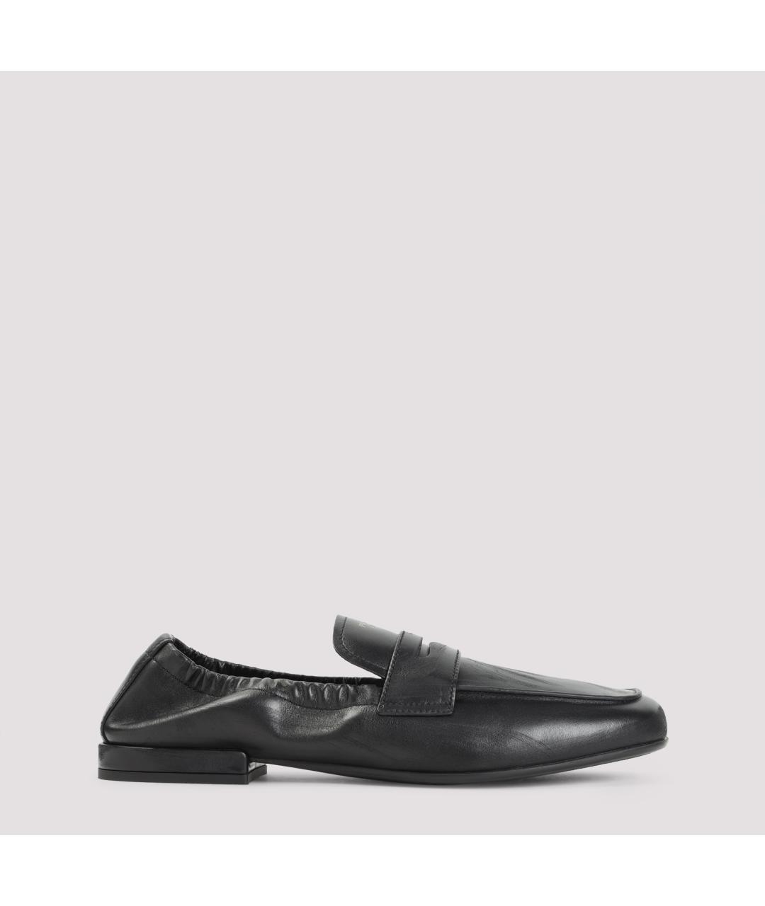 PRADA Черные кожаные лоферы, фото 2
