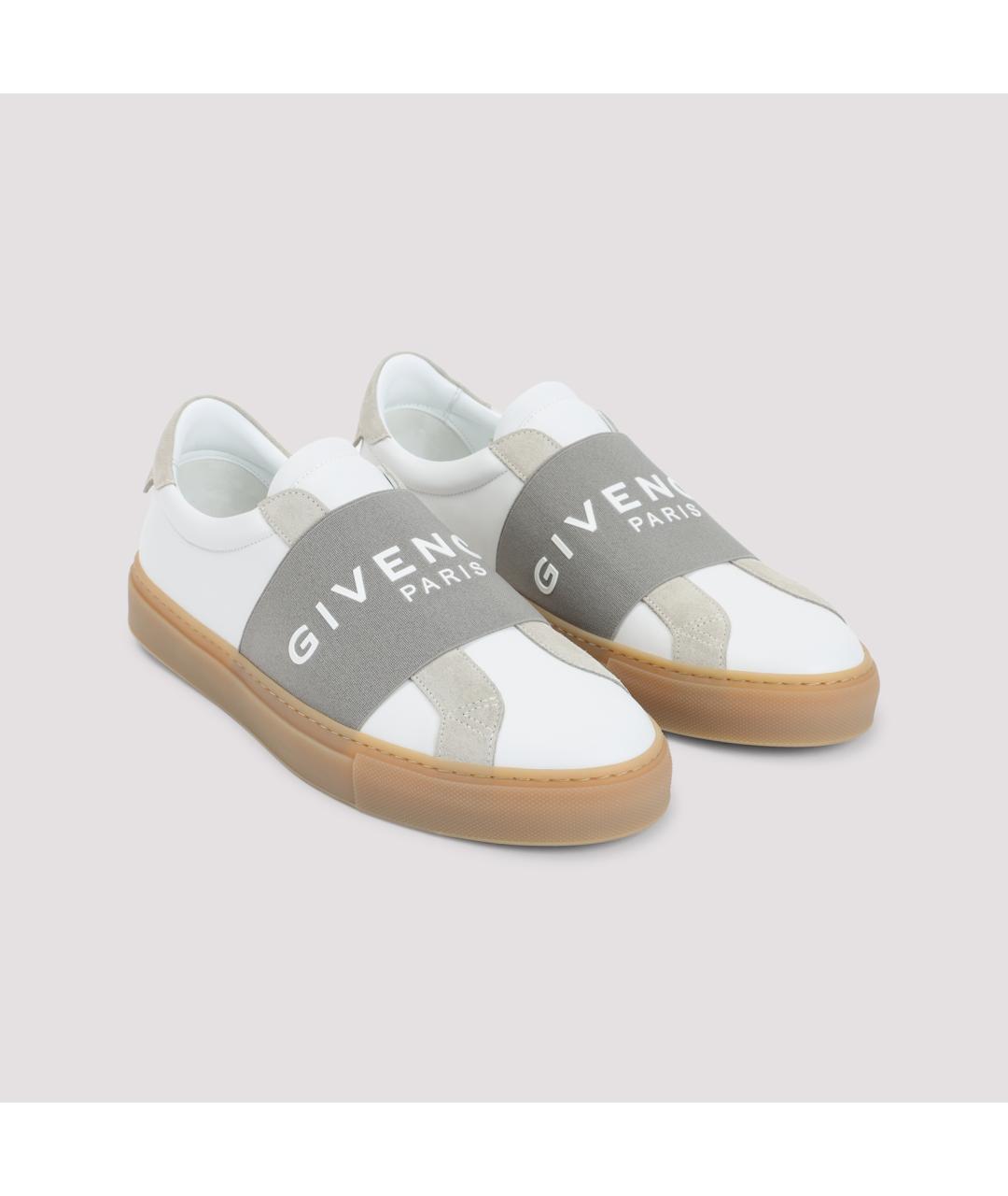 GIVENCHY Белые кожаные слипоны, фото 3