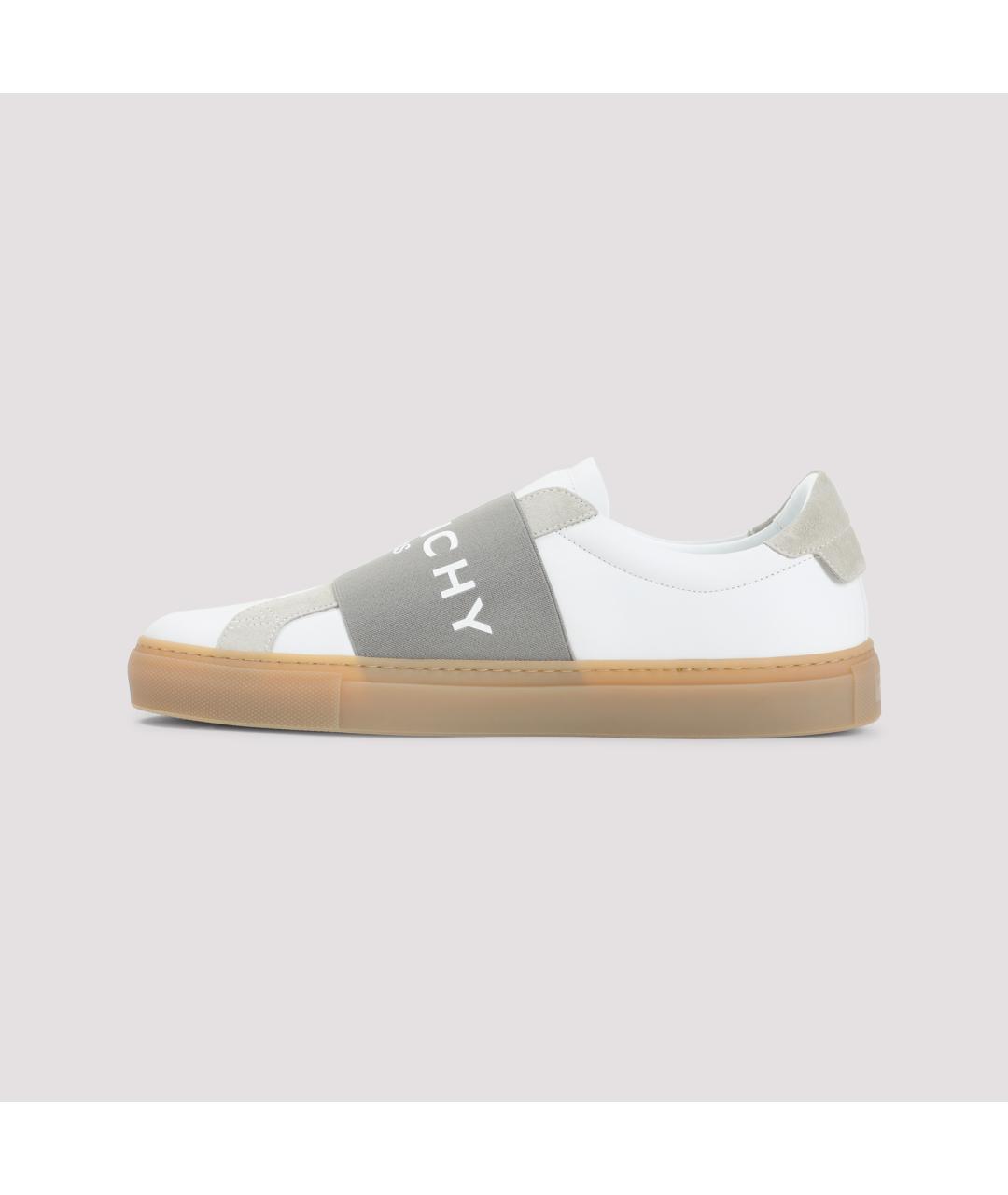 GIVENCHY Белые кожаные слипоны, фото 2