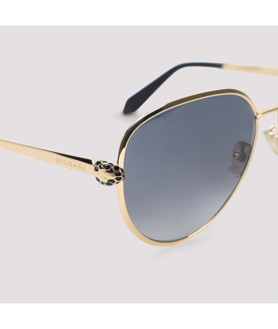 BVLGARI Мульти металлические солнцезащитные очки, фото 5