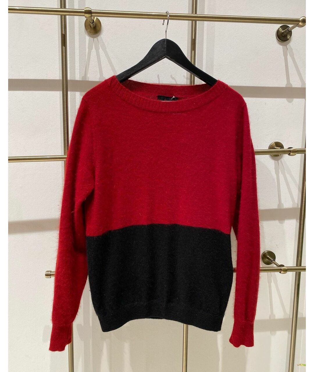 BURBERRY Красный шерстяной джемпер / свитер, фото 6