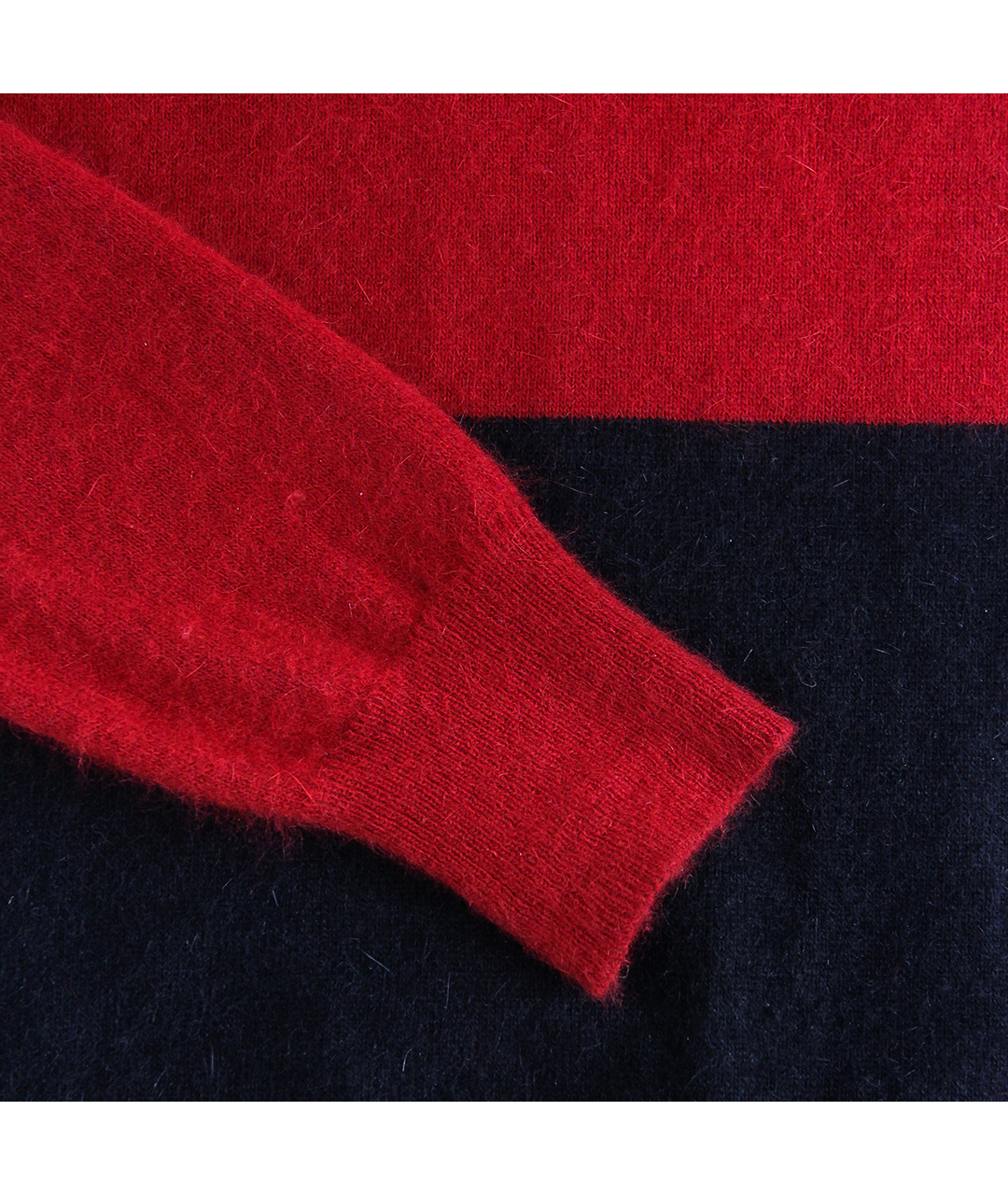 BURBERRY Красный шерстяной джемпер / свитер, фото 4