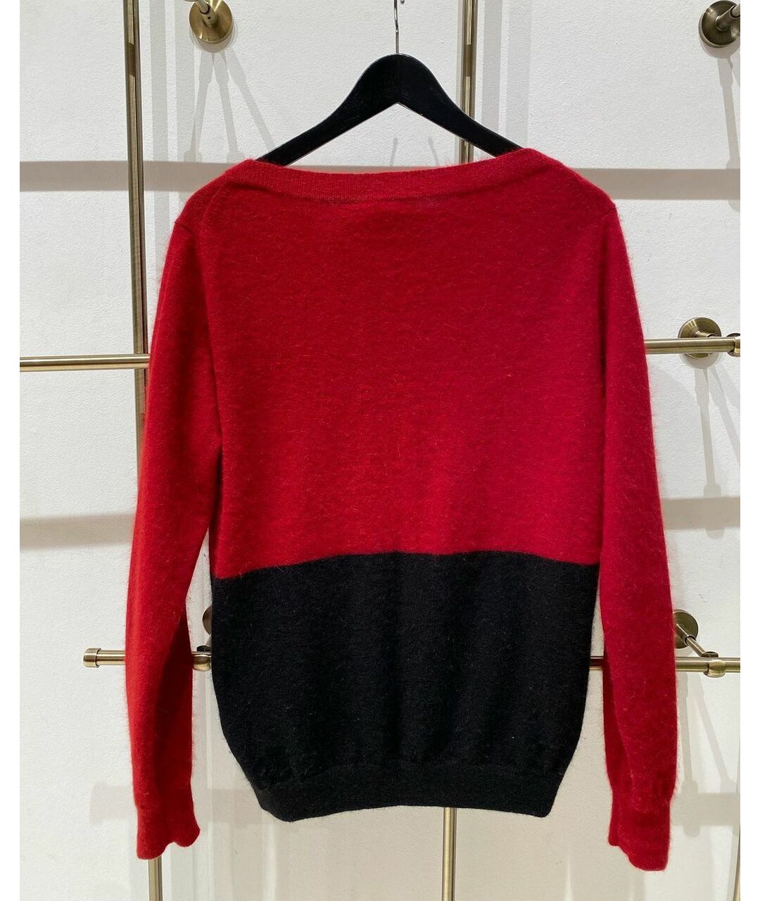 BURBERRY Красный шерстяной джемпер / свитер, фото 7