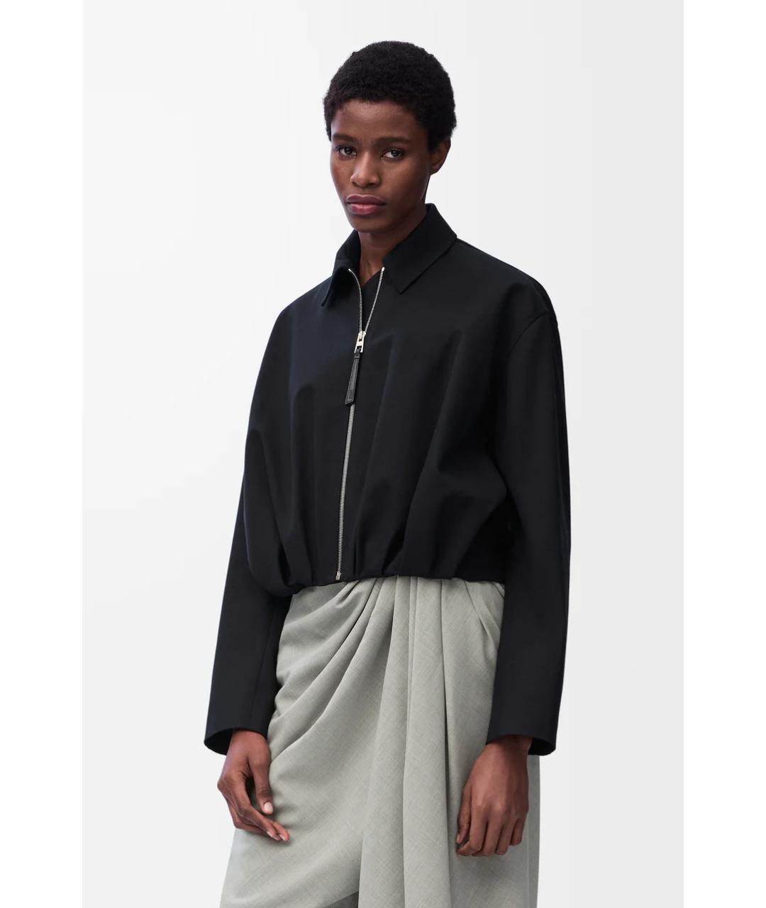 LOEWE Черная хлопковая куртка, фото 3