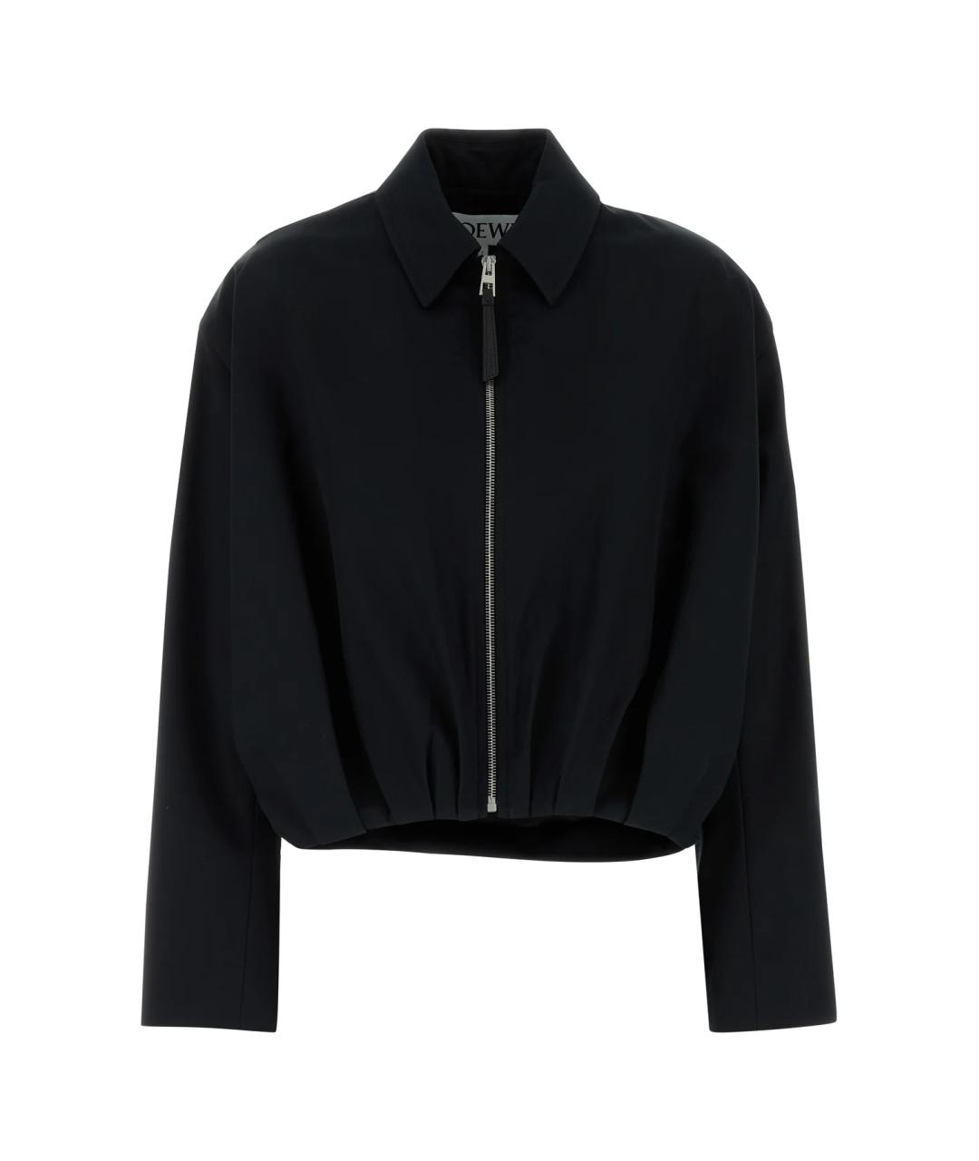 LOEWE Черная хлопковая куртка, фото 1
