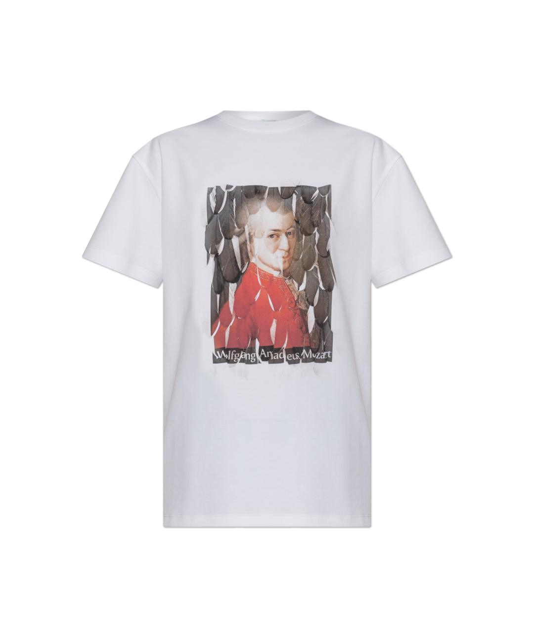 LOEWE Белая хлопковая футболка, фото 1
