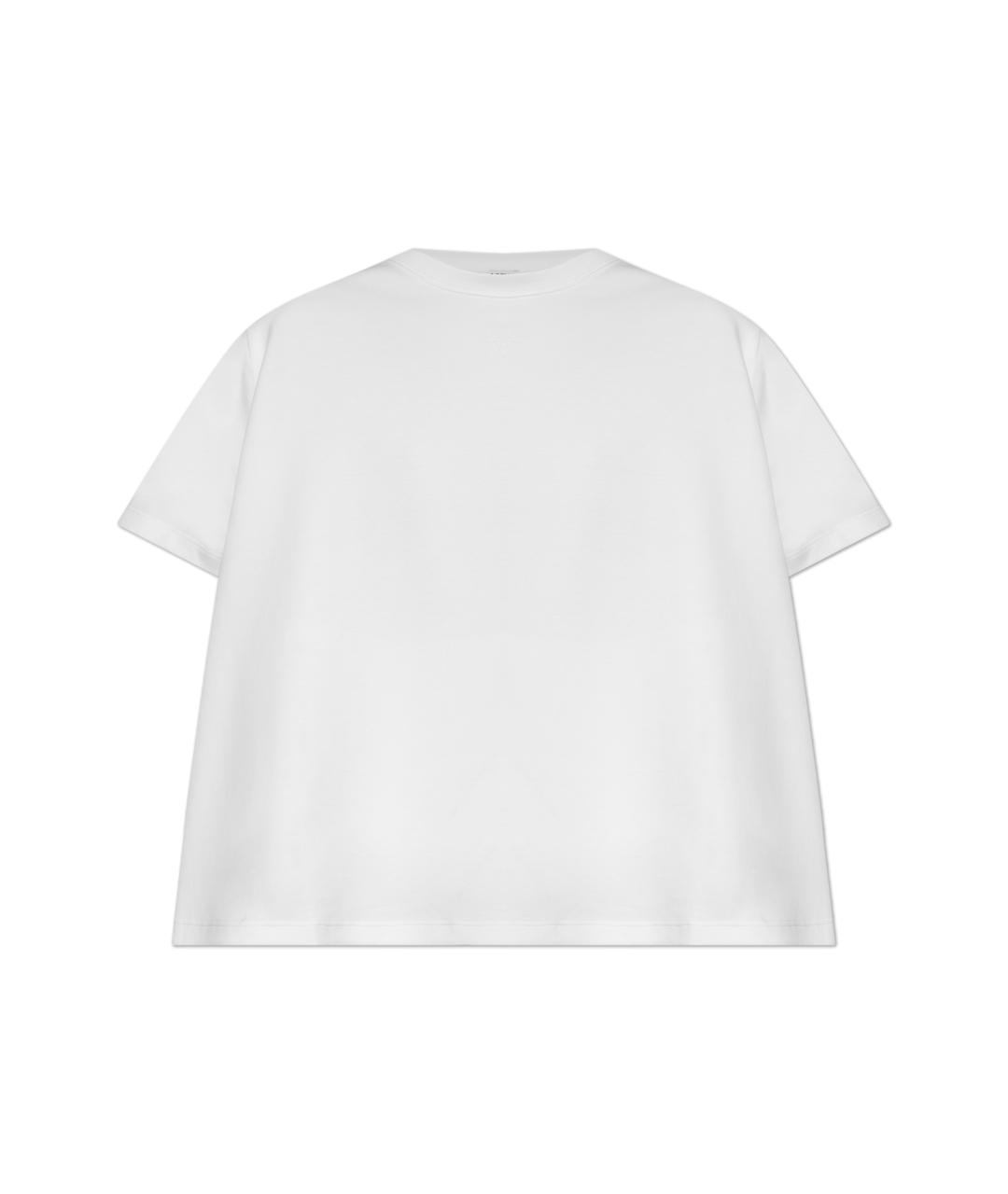 LOEWE Белая хлопковая футболка, фото 1
