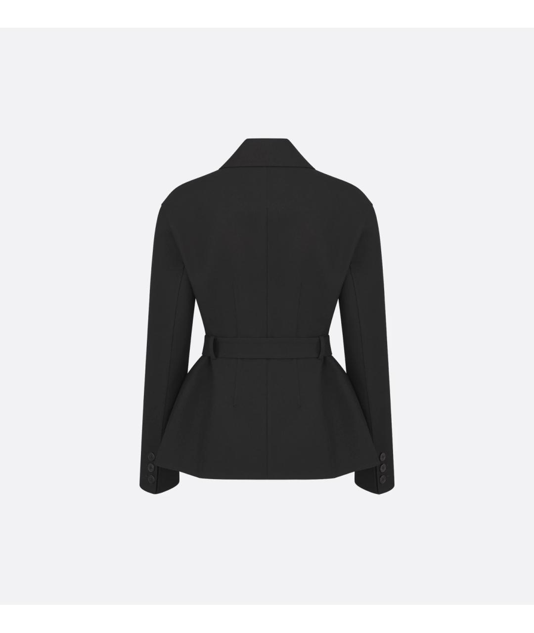 CHRISTIAN DIOR Черная шерстяная куртка, фото 2