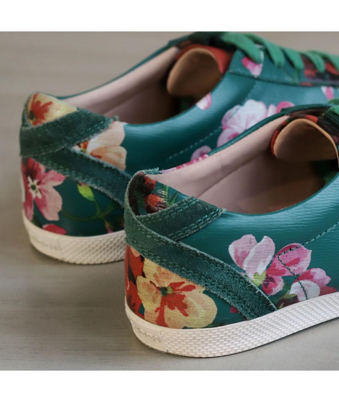 GUCCI Мульти кожаные кеды, фото 7