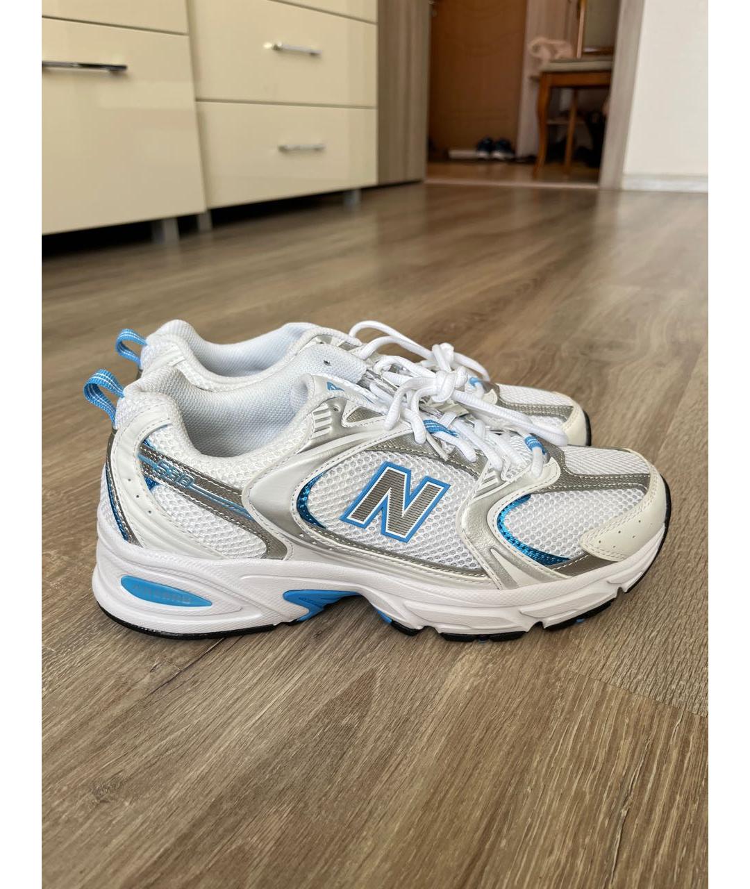 NEW BALANCE Белые низкие кроссовки / кеды, фото 7