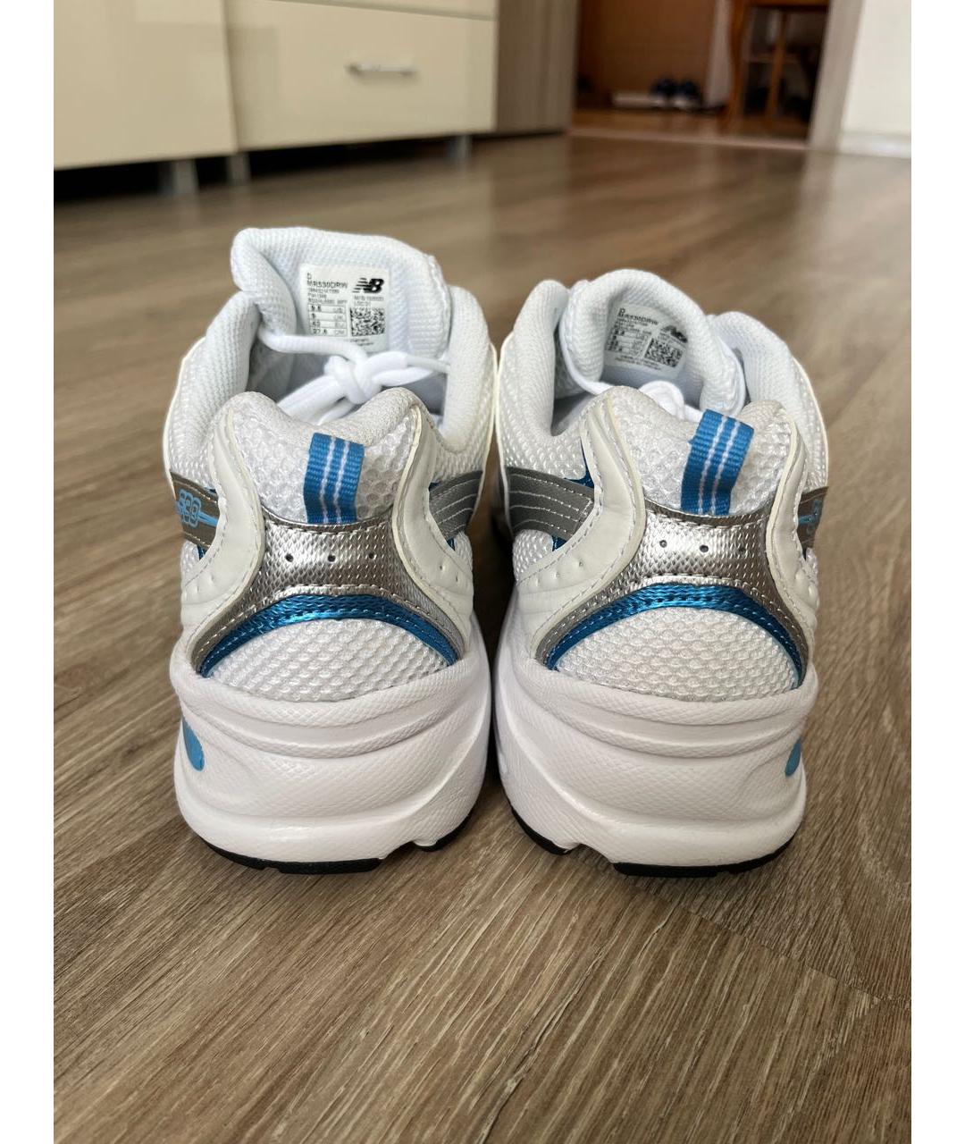 NEW BALANCE Белые низкие кроссовки / кеды, фото 4