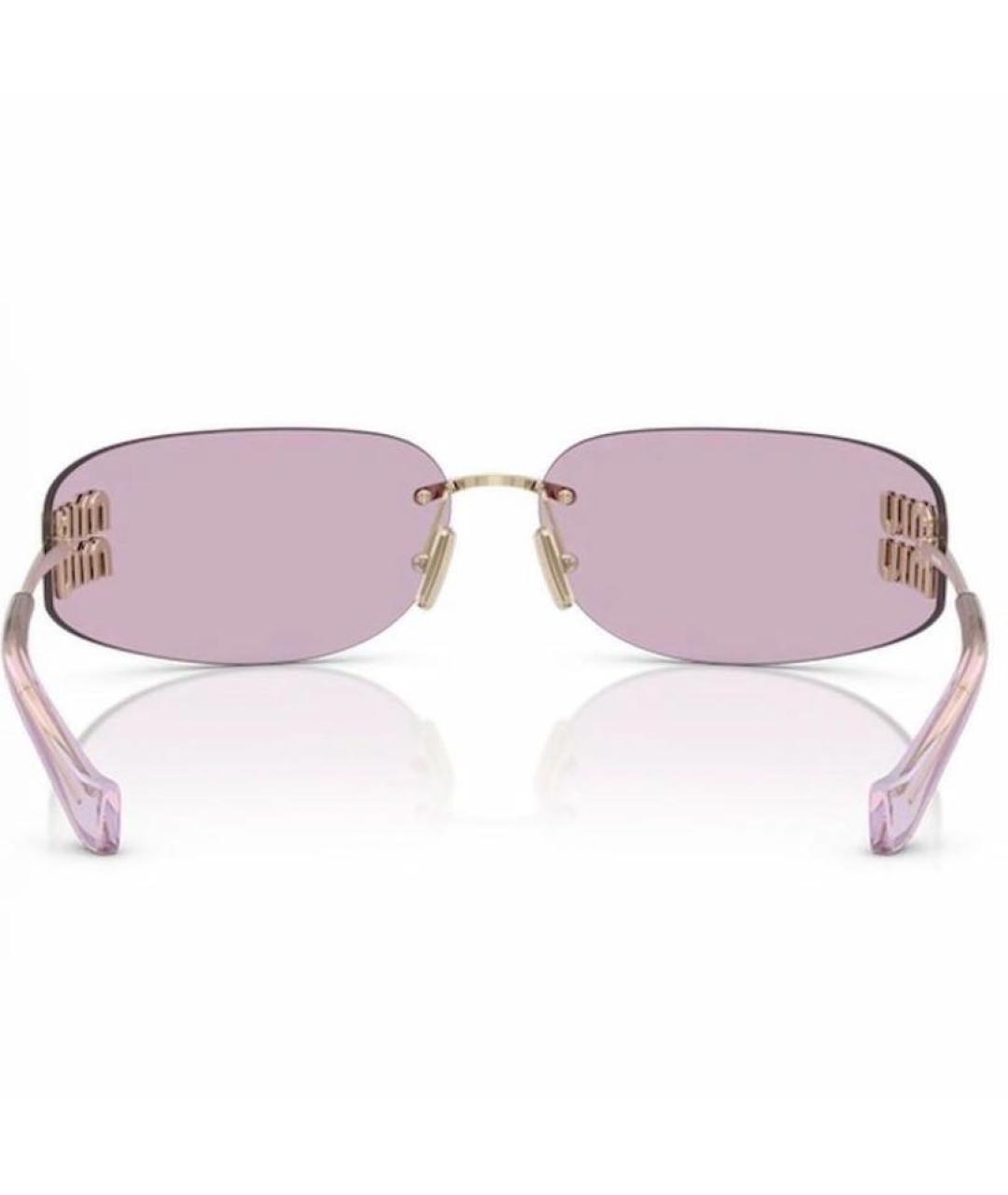 MIU MIU Розовые солнцезащитные очки, фото 2