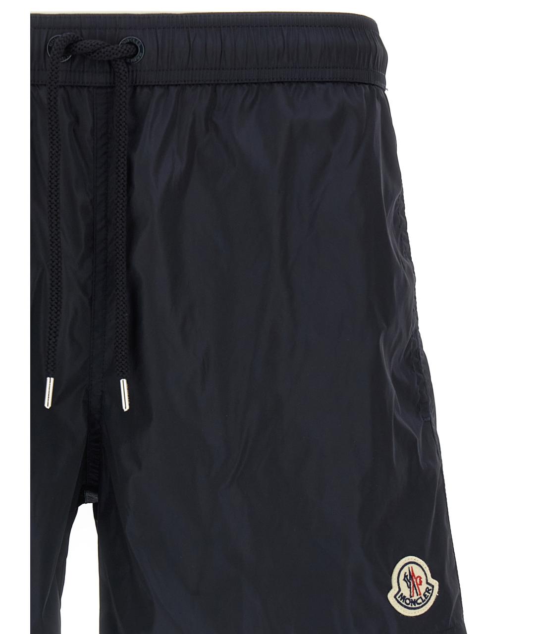 MONCLER Темно-синие полиамидовые плавки, фото 3