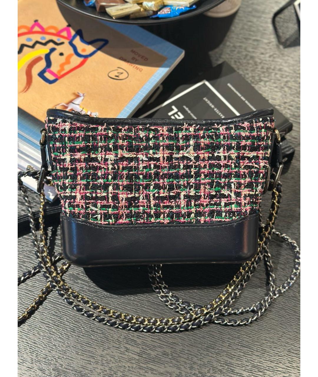 CHANEL Мульти твидовая сумка через плечо, фото 2