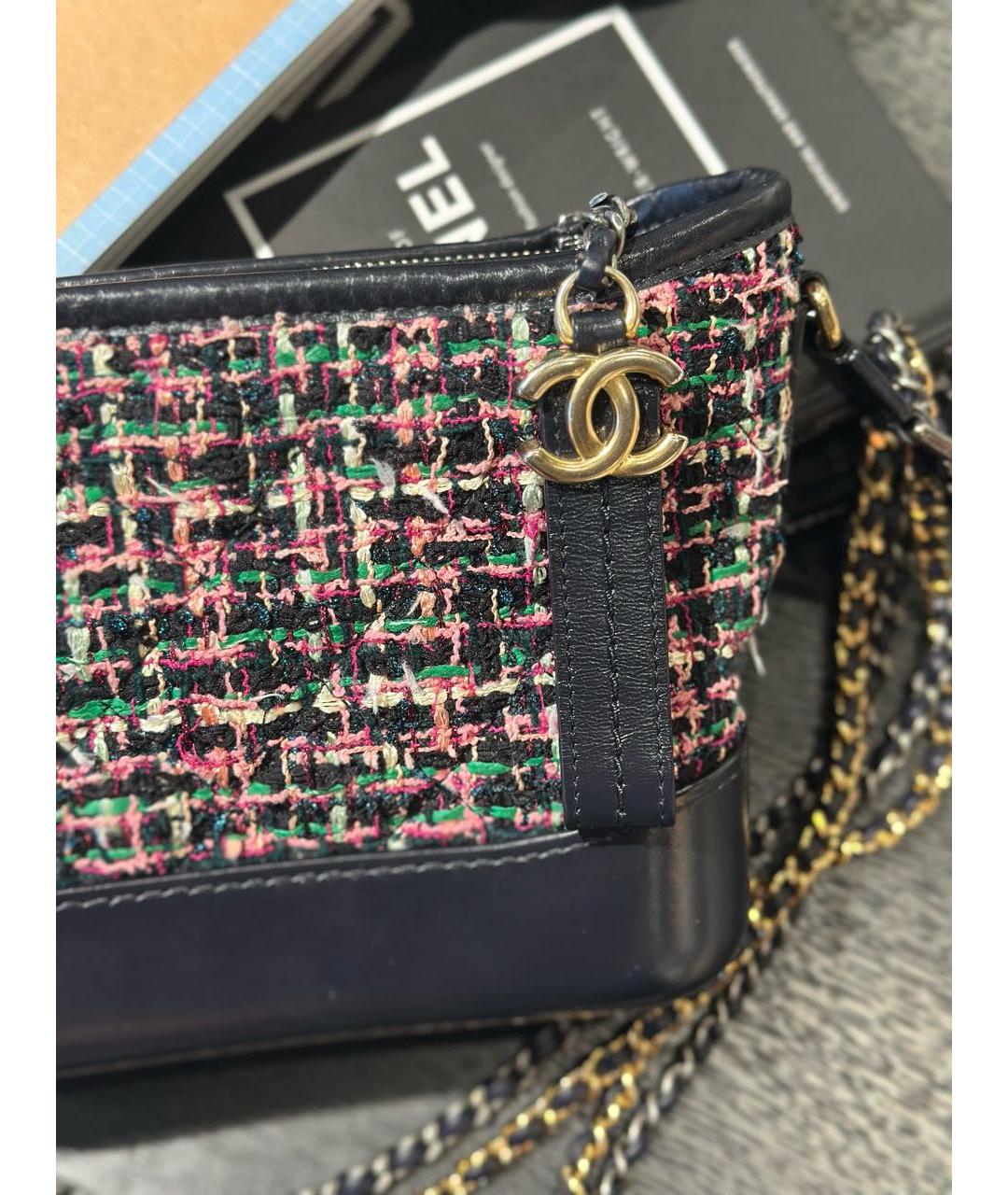 CHANEL Мульти твидовая сумка через плечо, фото 3