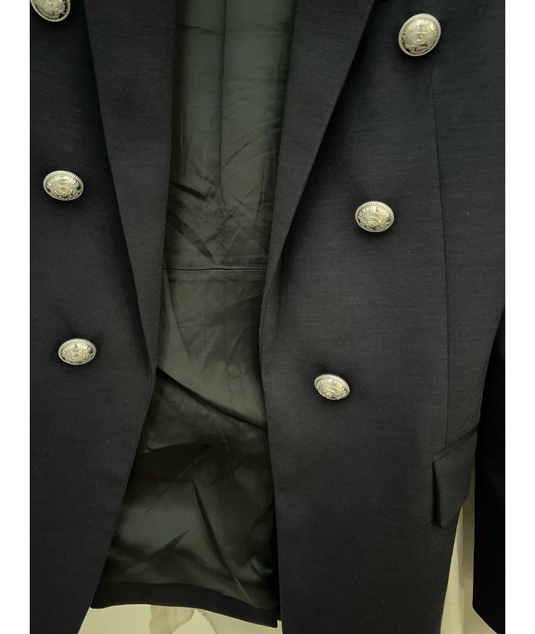 BALMAIN Темно-синий пиджак, фото 4