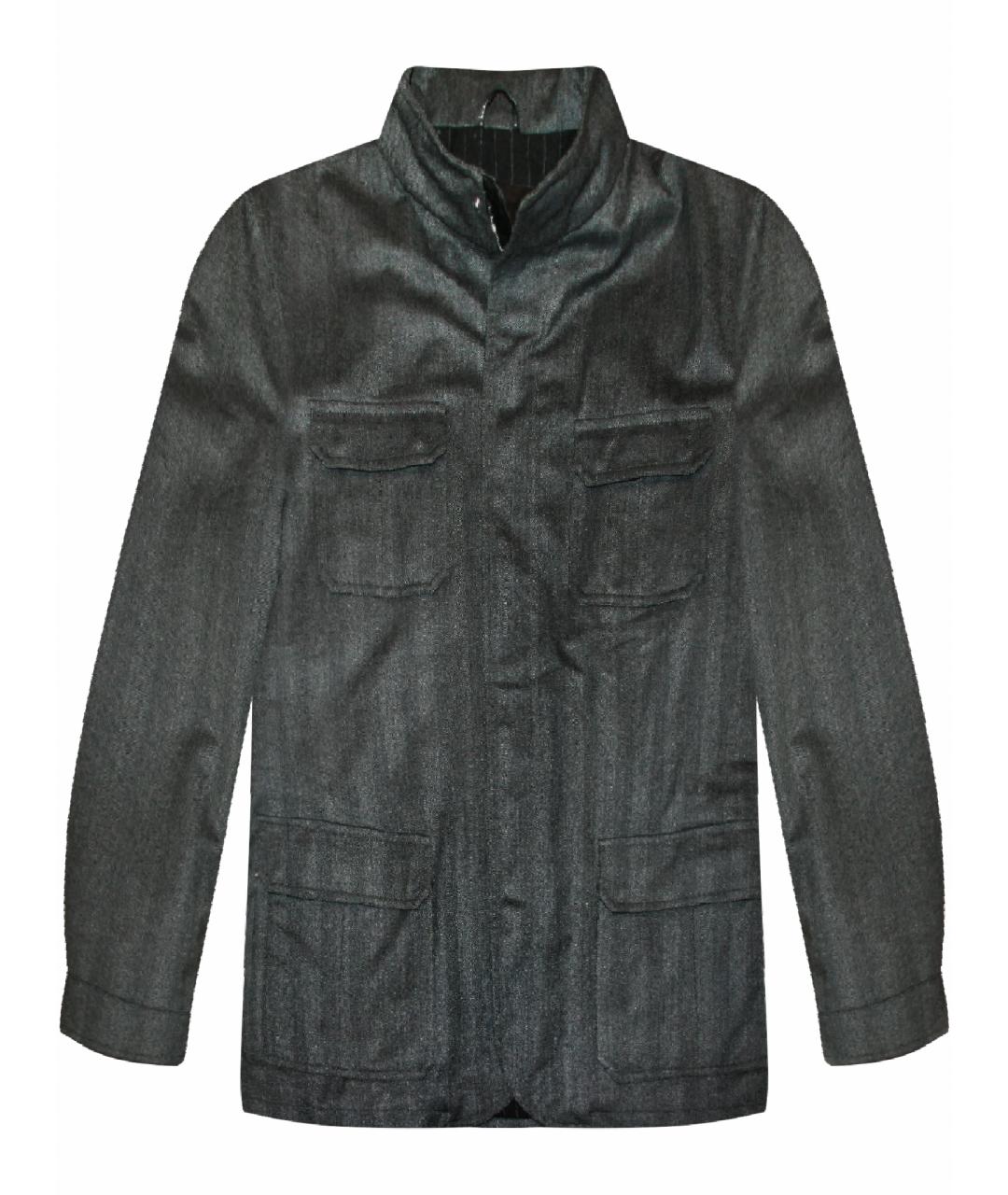 ERMENEGILDO ZEGNA XXX Серая шерстяная куртка, фото 1