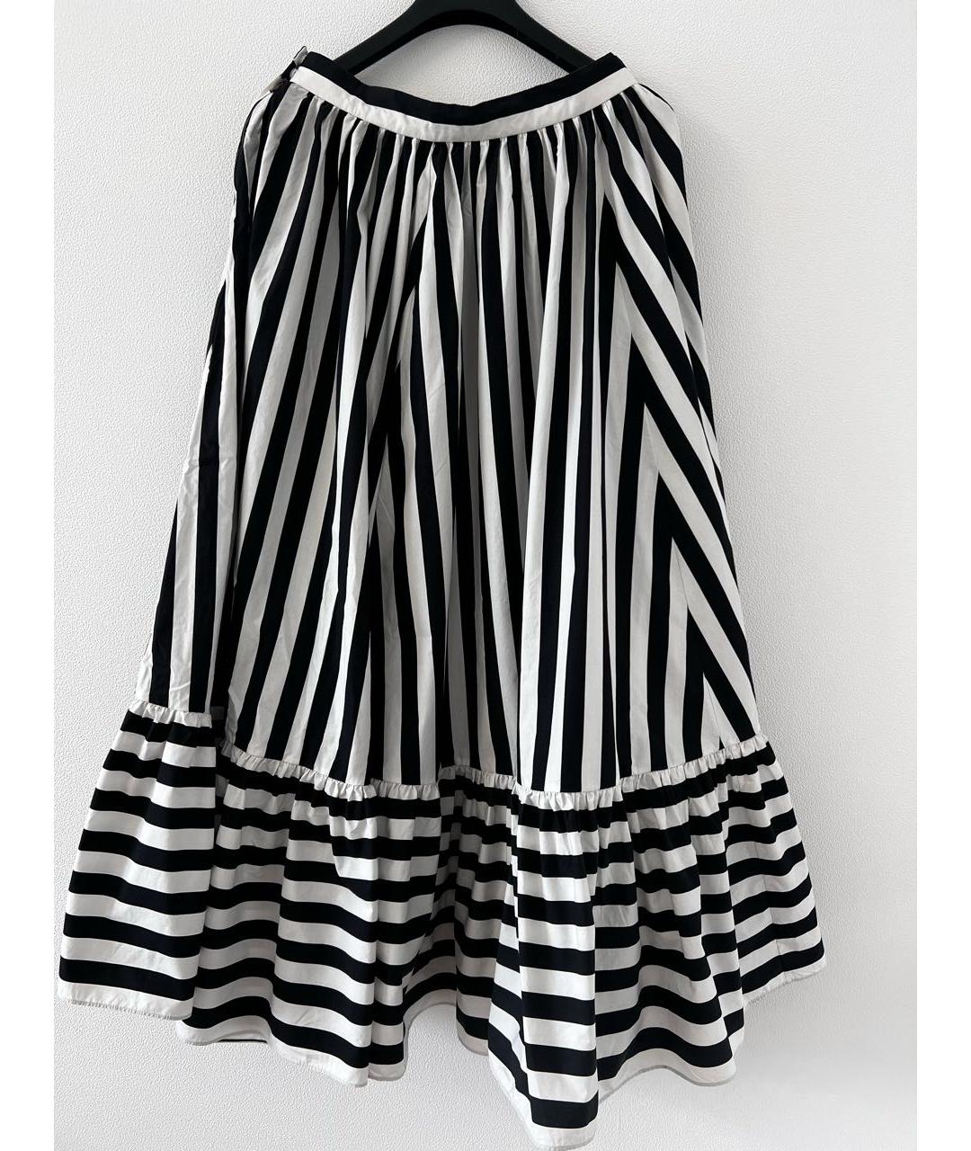 DOLCE&GABBANA Мульти хлопко-эластановая юбка миди, фото 2