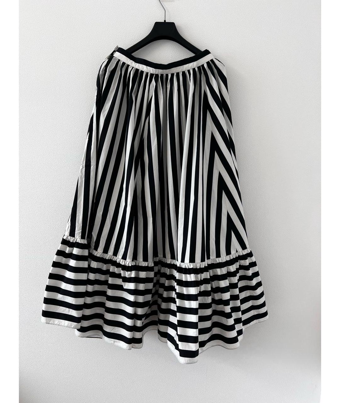 DOLCE&GABBANA Мульти хлопко-эластановая юбка миди, фото 7