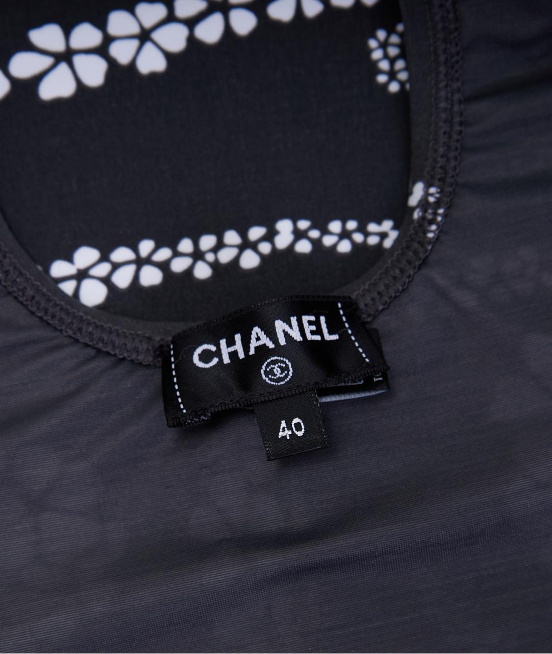 CHANEL Черный полиамидовый купальник, фото 6