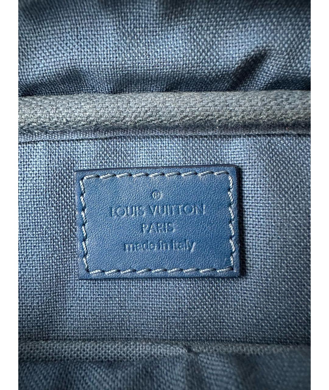 LOUIS VUITTON Темно-синяя поясная сумка, фото 7