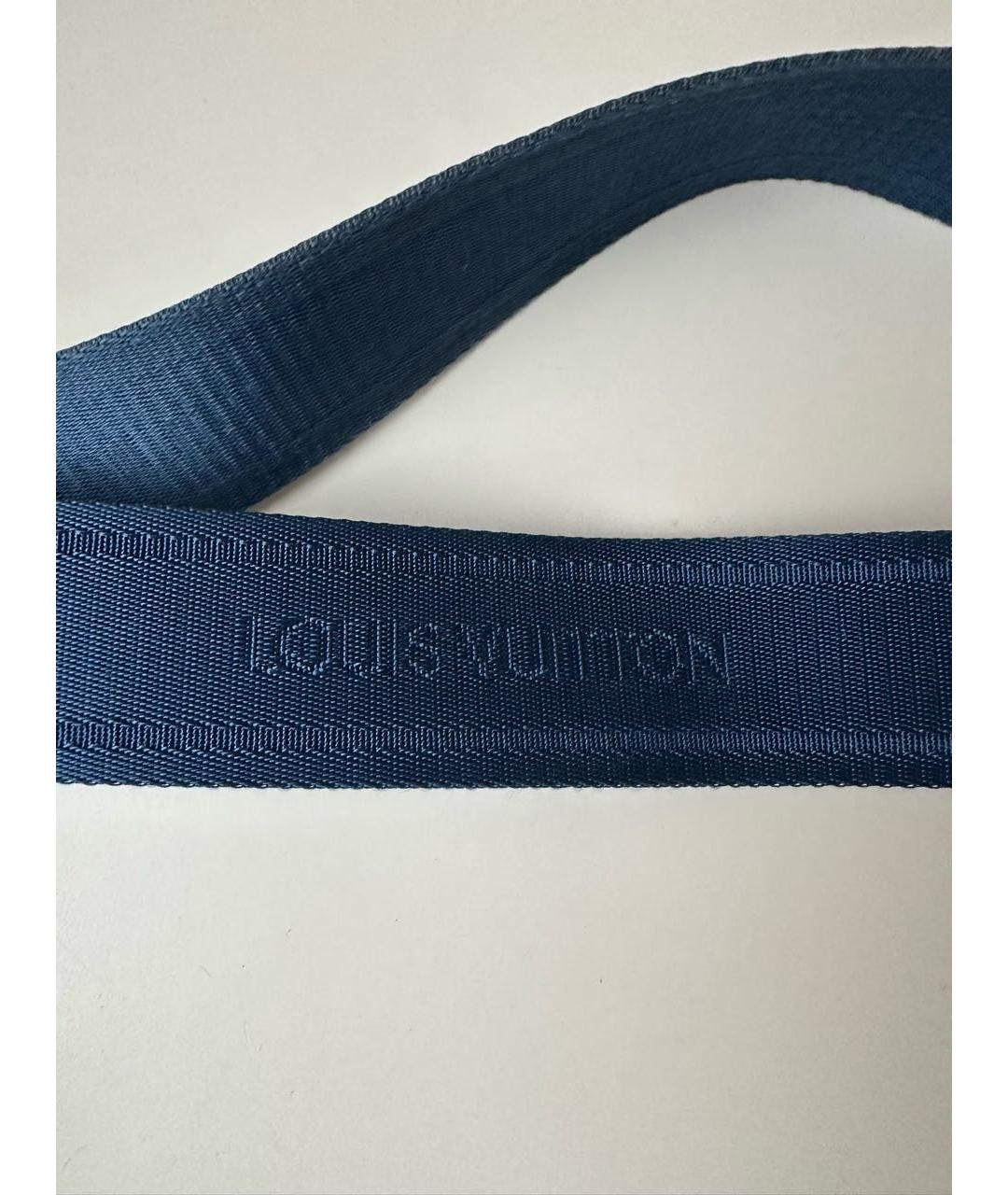 LOUIS VUITTON Темно-синяя поясная сумка, фото 6