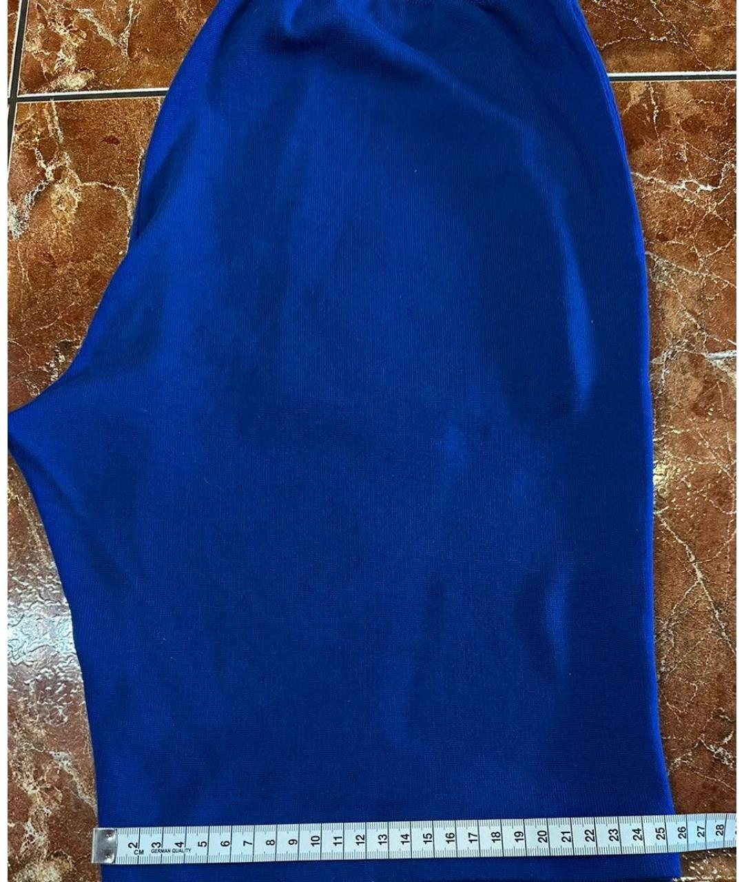 KITON Синие хлопковые шорты, фото 8