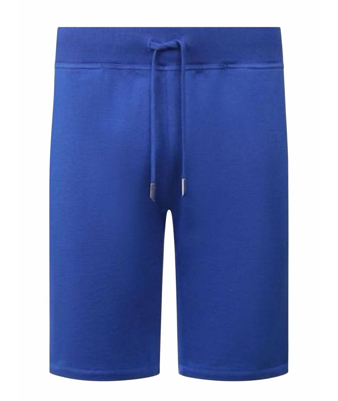 KITON Синие хлопковые шорты, фото 11