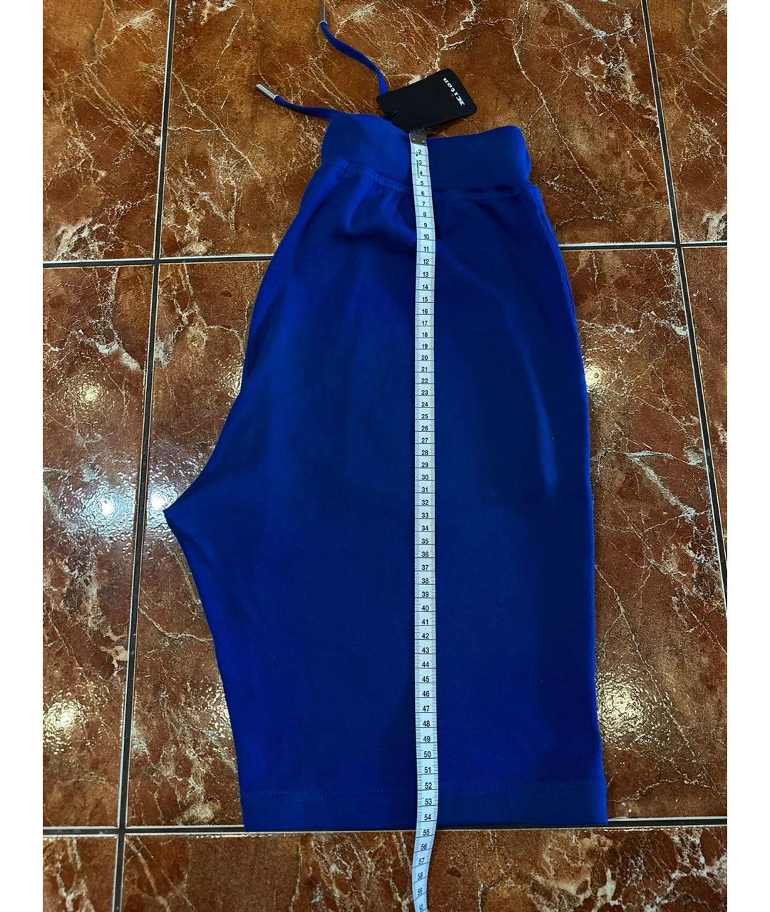KITON Синие хлопковые шорты, фото 7