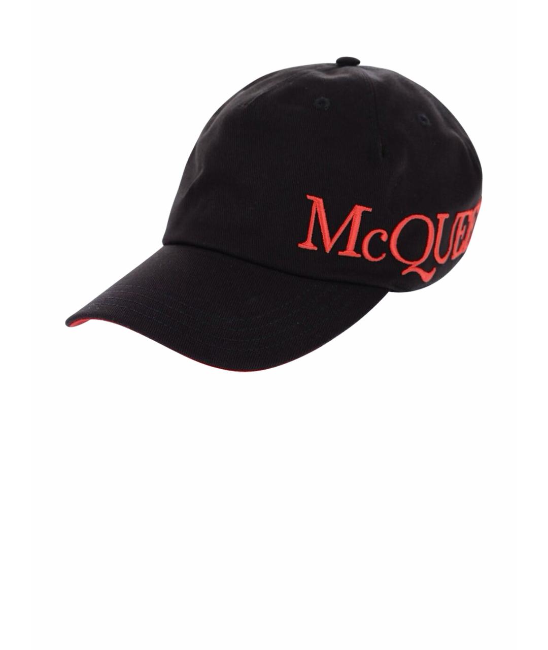 ALEXANDER MCQUEEN Черная хлопковая кепка/бейсболка, фото 5