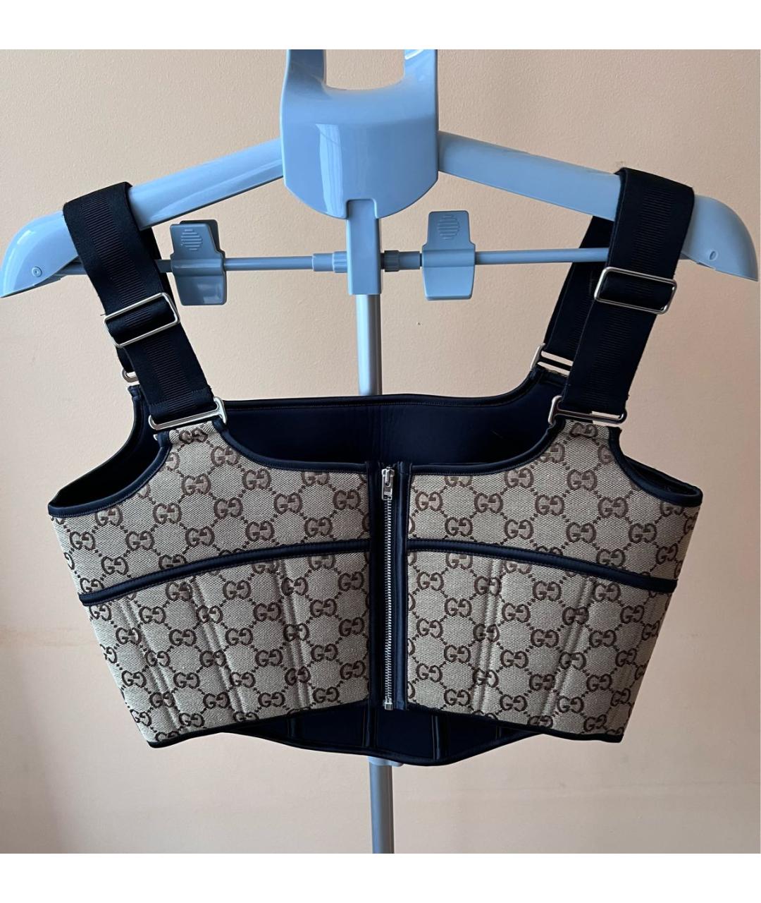 GUCCI Коричневый корсет, фото 2