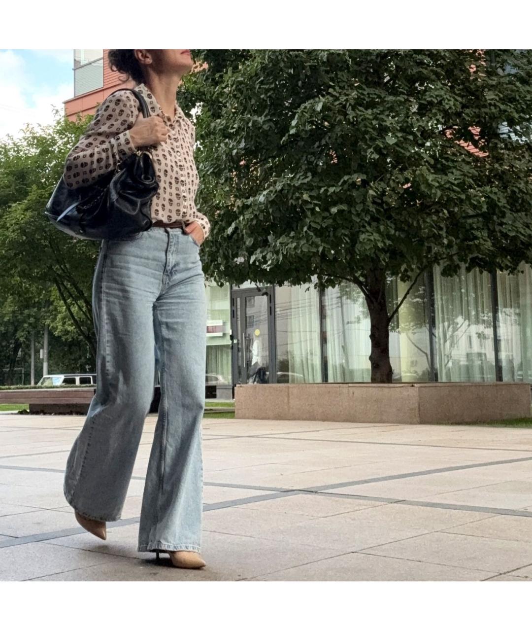BURBERRY Черная кожаная сумка тоут, фото 6