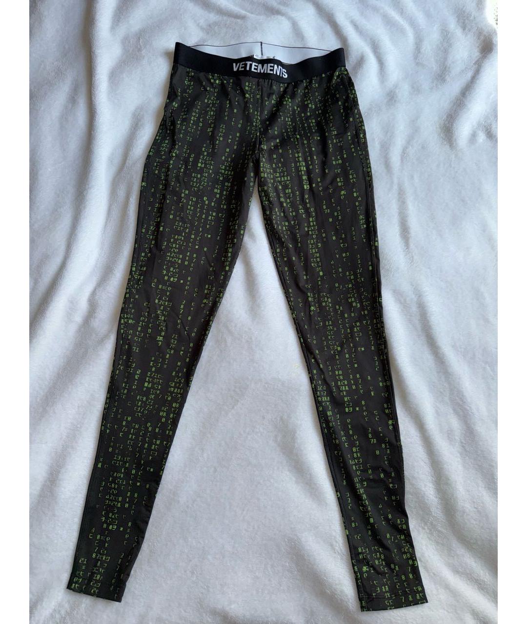 VETEMENTS Черные полиамидовые спортивные брюки и шорты, фото 7