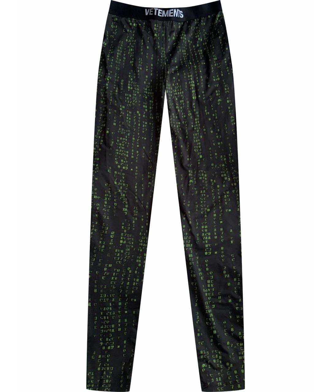 VETEMENTS Черные полиамидовые спортивные брюки и шорты, фото 1
