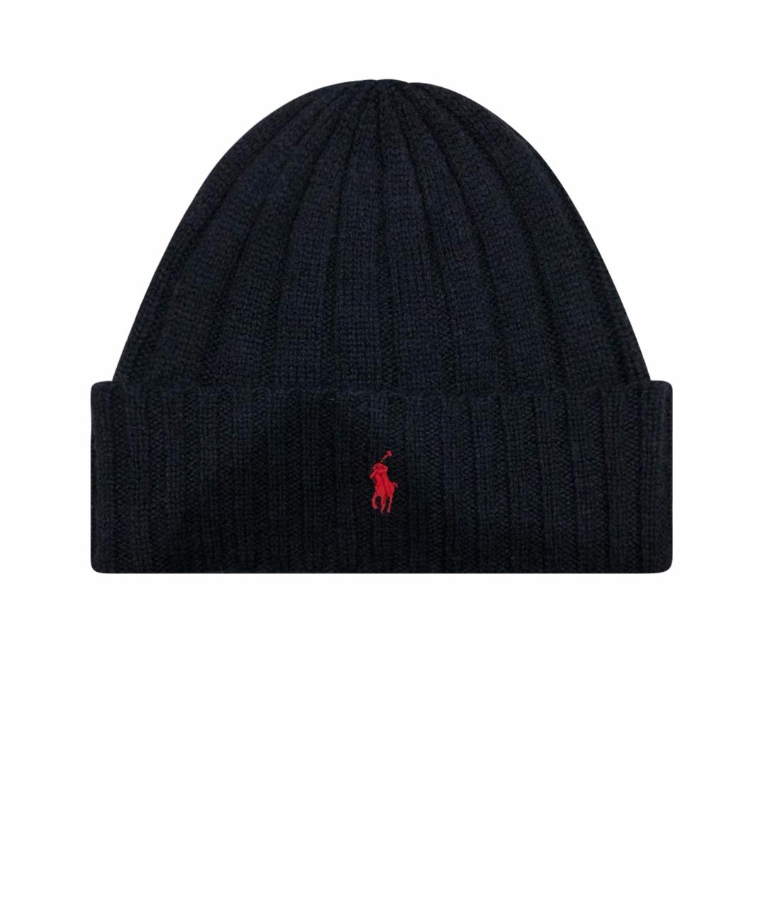 POLO RALPH LAUREN Темно-синяя шапка, фото 1