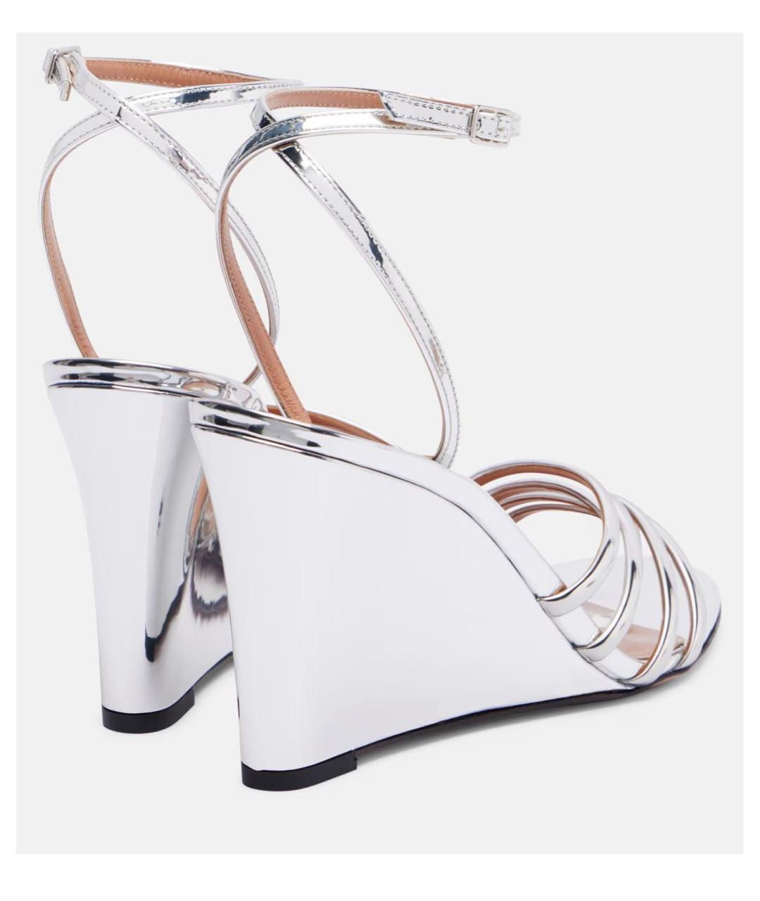 AQUAZZURA Серебряные босоножки, фото 2