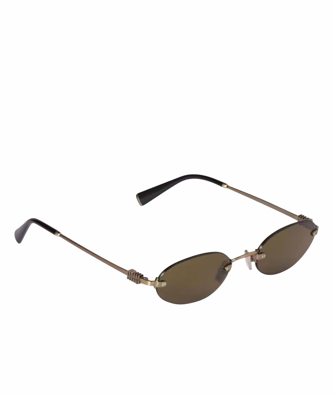 MIU MIU Металлические солнцезащитные очки, фото 1