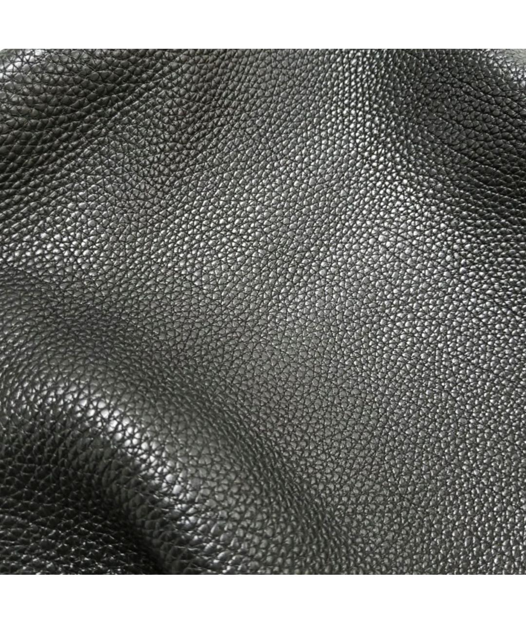 HERMES Черная кожаная сумка тоут, фото 7