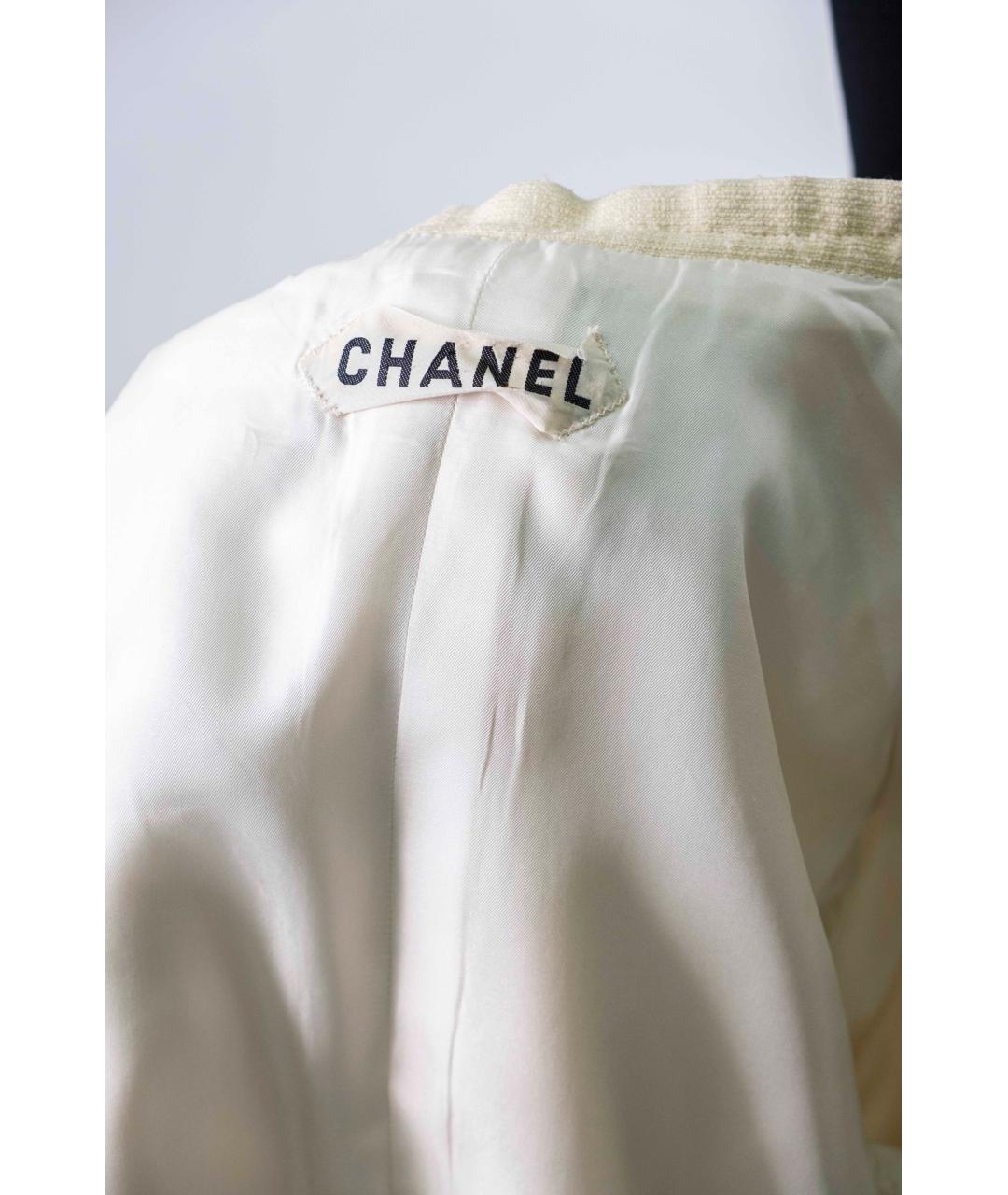 CHANEL Бежевое хлопковое пальто, фото 6
